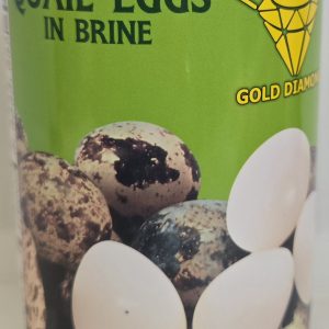 Gold Diamond Quail Eggs in Brine 425g