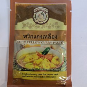 Look ped sour yellow curry paste
